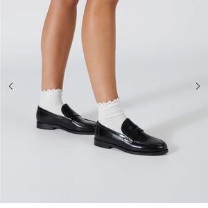 Tony Bianco Black Loafers